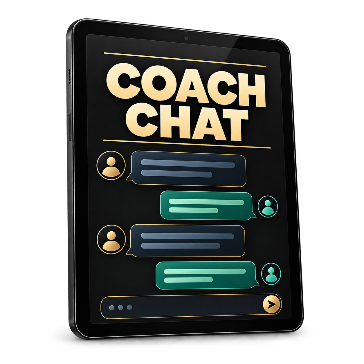 Coach Chat messaging mockup